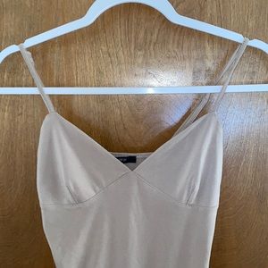 Tan (sand colored) body suit